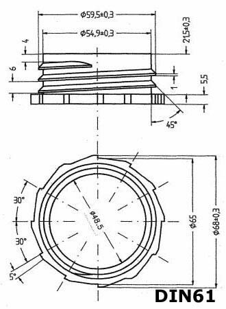 Vaten kraantje 20L DIN61