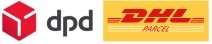 We versturen met DHL en DPD